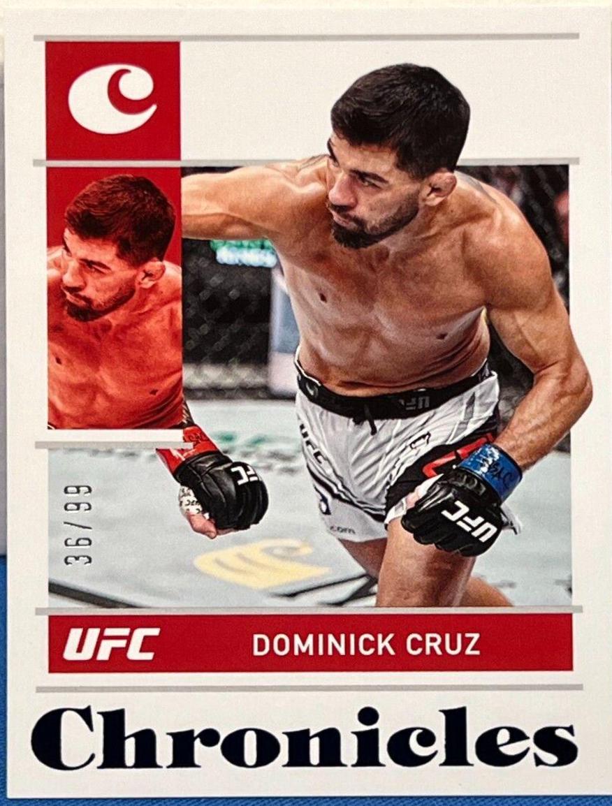 Dominick Cruz 2022 Panini Chronicles UFC Base Chronicles #24 Blue