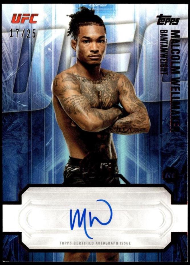Malcolm Wellmaker 2026 Topps Knockout UFC Knockout Autographs #KOA-MWR Gold