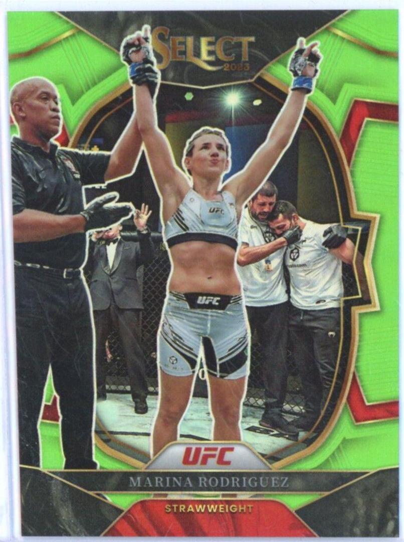 Marina Rodriguez 2023 Panini Select UFC Concourse #59 Neon Green