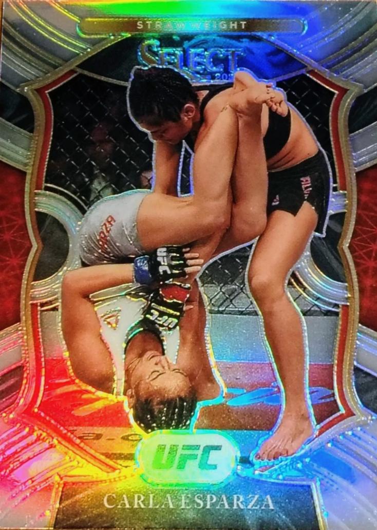 Carla Esparza 2021 Panini Select UFC Concourse #48 Silver
