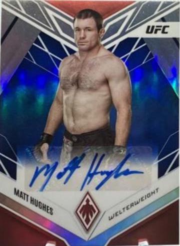 Matt Hughes 2023 Panini Chronicles UFC Phoenix Autographs #12 Gold