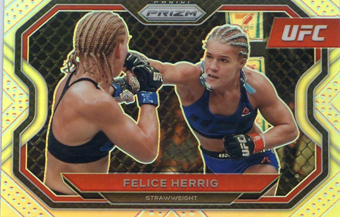 Felice Herrig 2021 Panini Prizm UFC Base #148 Silver