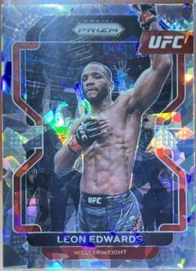 Leon Edwards 2022 Panini Prizm UFC Base #108 Ice