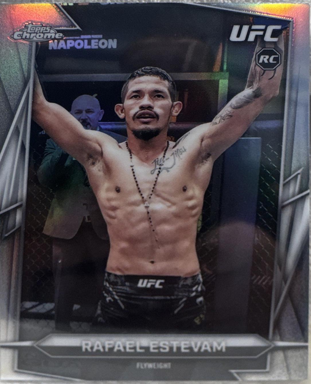 Rafael Estevam 2026 Topps Chrome UFC Base #22 Refractor