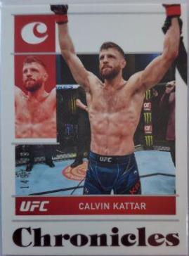 Calvin Kattar 2022 Panini Chronicles UFC Base Chronicles #46 Red