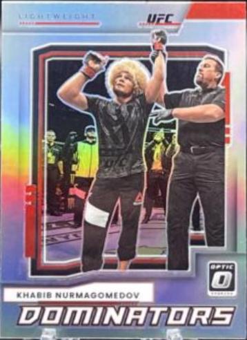 Khabib Nurmagomedov 2022 Panini Donruss Optic UFC Dominators #10 Holo