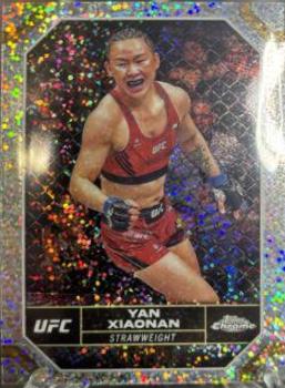 Yan Xiaonan 2024 Topps Chrome UFC Base #198 Speckle Refractor