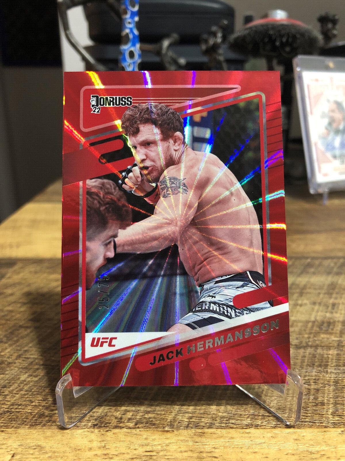 Jack Hermansson 2022 Panini Donruss UFC Base #21 Red