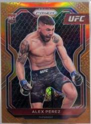 Alex Perez 2021 Panini Prizm UFC Base #26 Orange