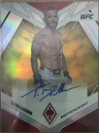 TJ Dillashaw 2023 Panini Chronicles UFC Phoenix Autographs #16 Gold