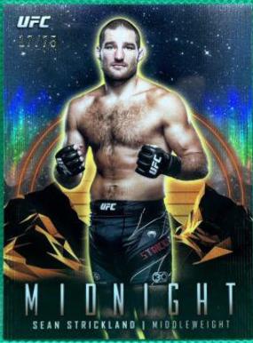 Sean Strickland 2024 Topps Midnight UFC Base #28 Dusk