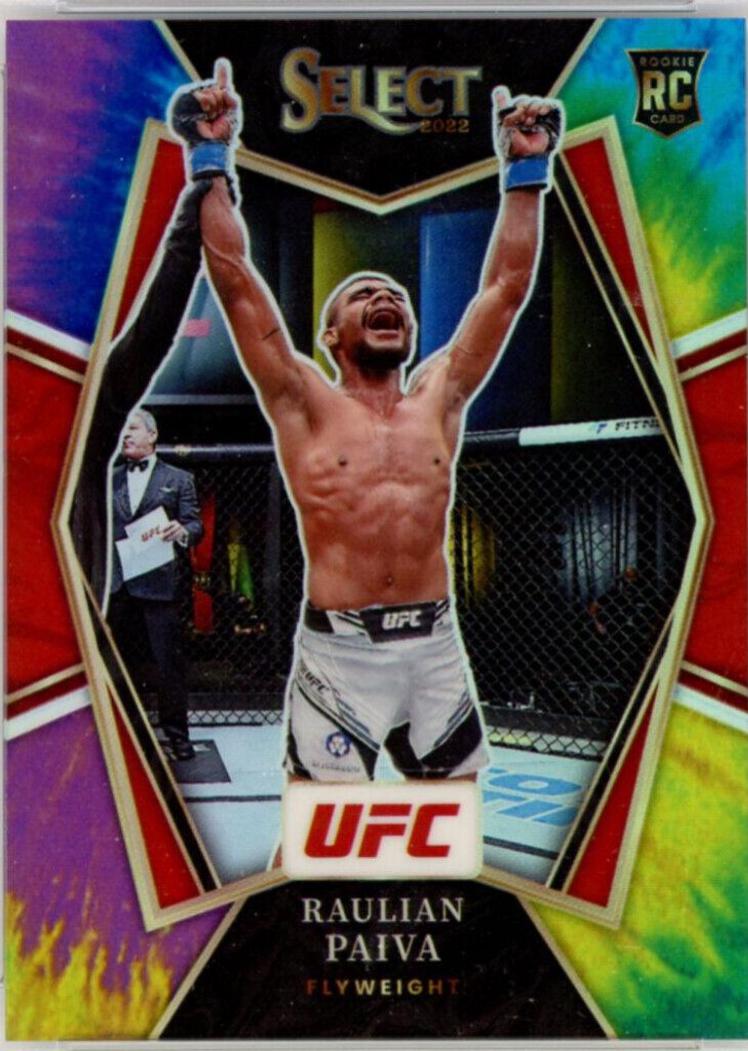 Raulian Paiva 2022 Panini Select UFC Premier Level #159 Tie Dye