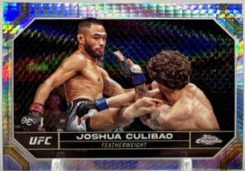 Joshua Culibao 2024 Topps Chrome UFC Base #101 Refractor