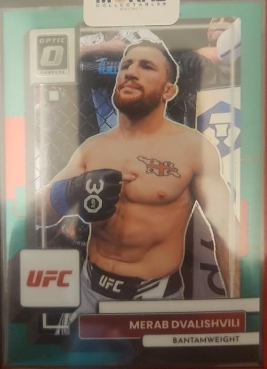 Merab Dvalishvili 2023 Panini Donruss Optic UFC Base #69 Green