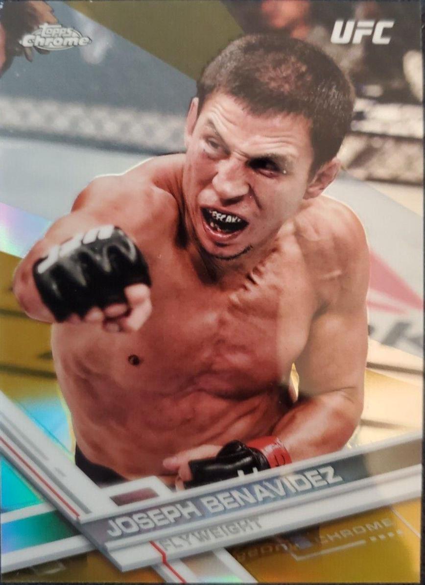 Joseph Benavidez 2017 Topps Chrome UFC Base #35 Gold