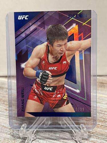 Zhang Weili 2022 Panini Chronicles UFC Base Recon #236 Blue