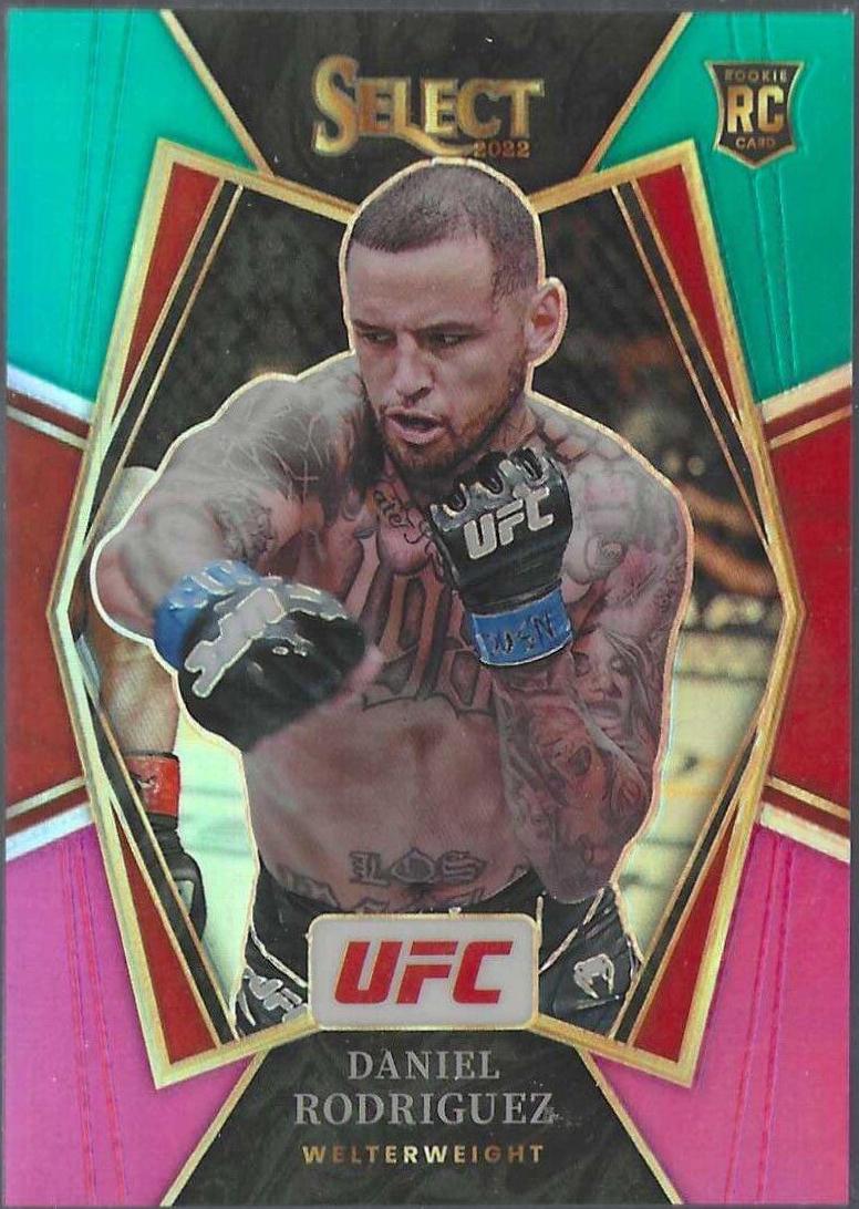 Daniel Rodriguez 2022 Panini Select UFC Premier Level #127 Teal and Pink
