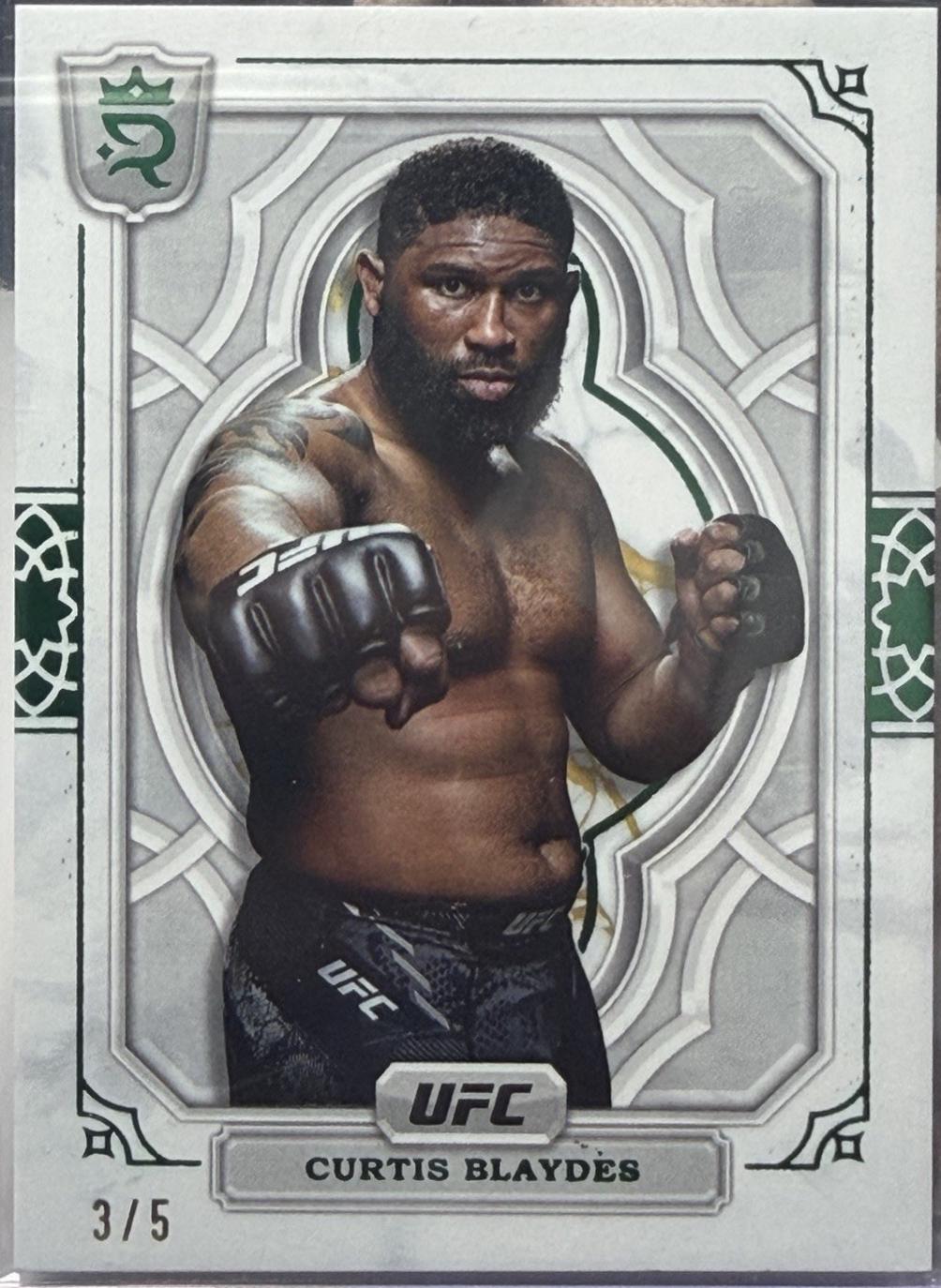 Curtis Blaydes 2024 Topps Royalty UFC Base #77 Red
