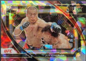 Jun Yong Park 2023 Panini Select UFC Mezzanine #385 Cracked Ice