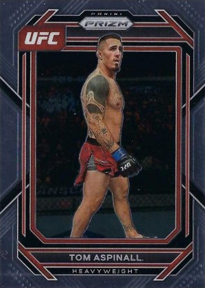 Tom Aspinall 2023 Panini Prizm UFC Base #138 Black