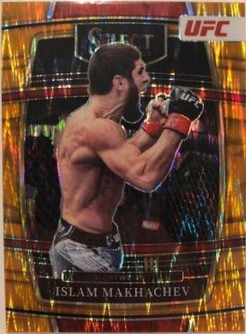 Islam Makhachev 2022 Panini Select UFC Concourse #29 Orange Flash