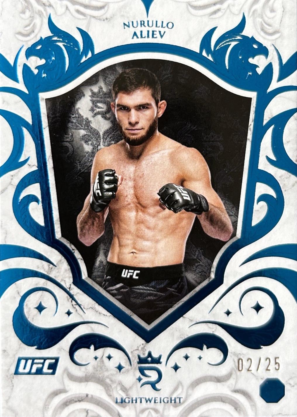 Nurullo Aliev 2025 Topps Royalty UFC Base #19 Blue