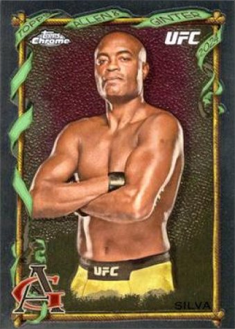 Anderson Silva 2024 Topps Chrome UFC Allen & Ginter #AAG-25 Superfractor