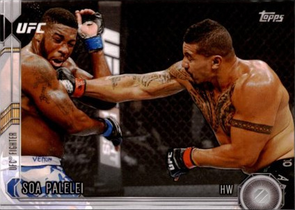 Soa Palelei 2015 Topps UFC Chronicles Base #60 Black and White