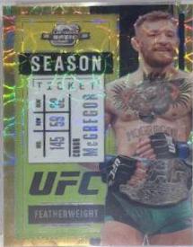 Conor McGregor 2021 Panini Chronicles UFC Base Contenders Optic Season Ticket #280 Asia Gold