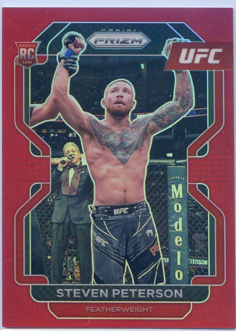 Steven Peterson 2022 Panini Prizm UFC Base #104 Red