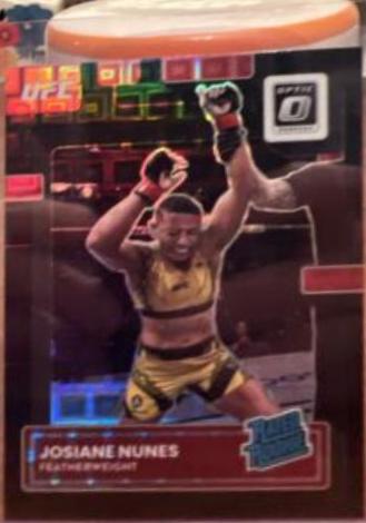 Josiane Nunes 2023 Panini Donruss Optic UFC Base #137 Black Pandora