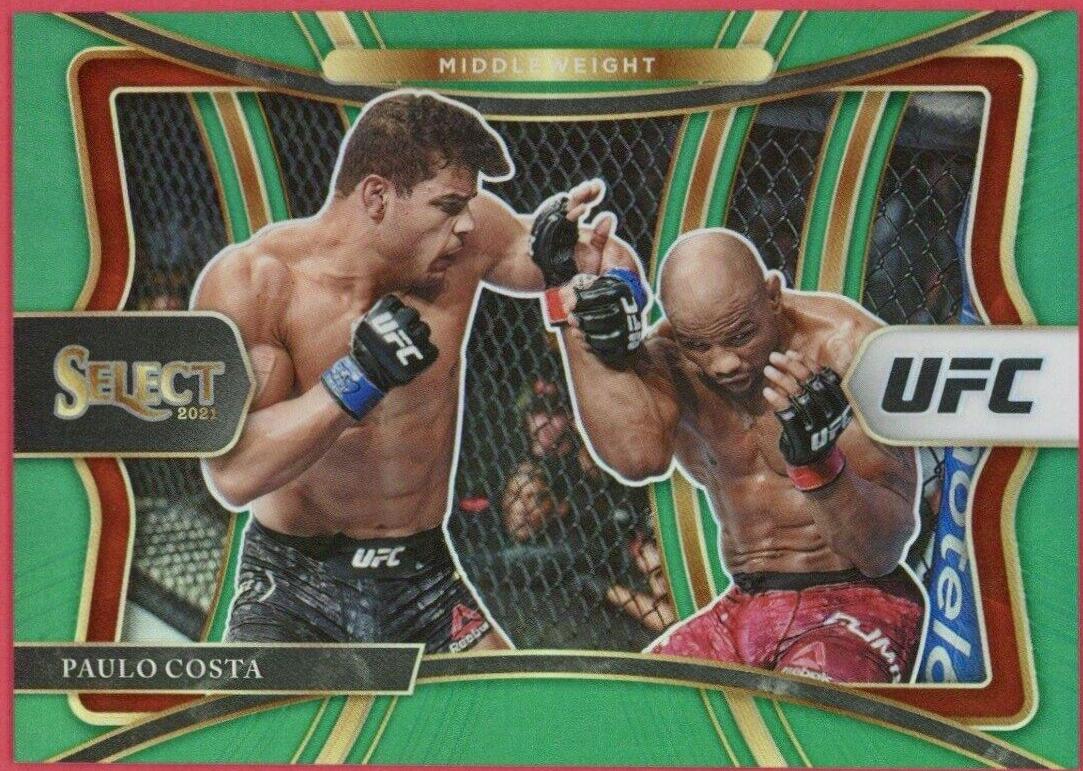 Paulo Costa 2021 Panini Select UFC Premier Level #184 Green