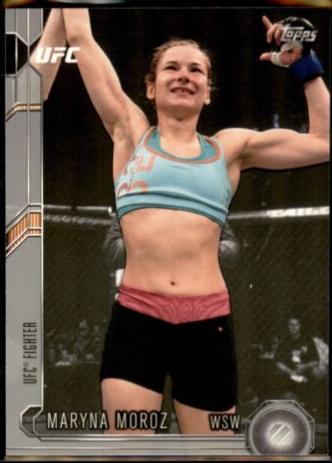 Maryna Moroz 2015 Topps UFC Chronicles Base #270 Silver