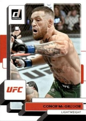 Conor McGregor 2023 Panini Donruss UFC Base #20 Press Proof Teal