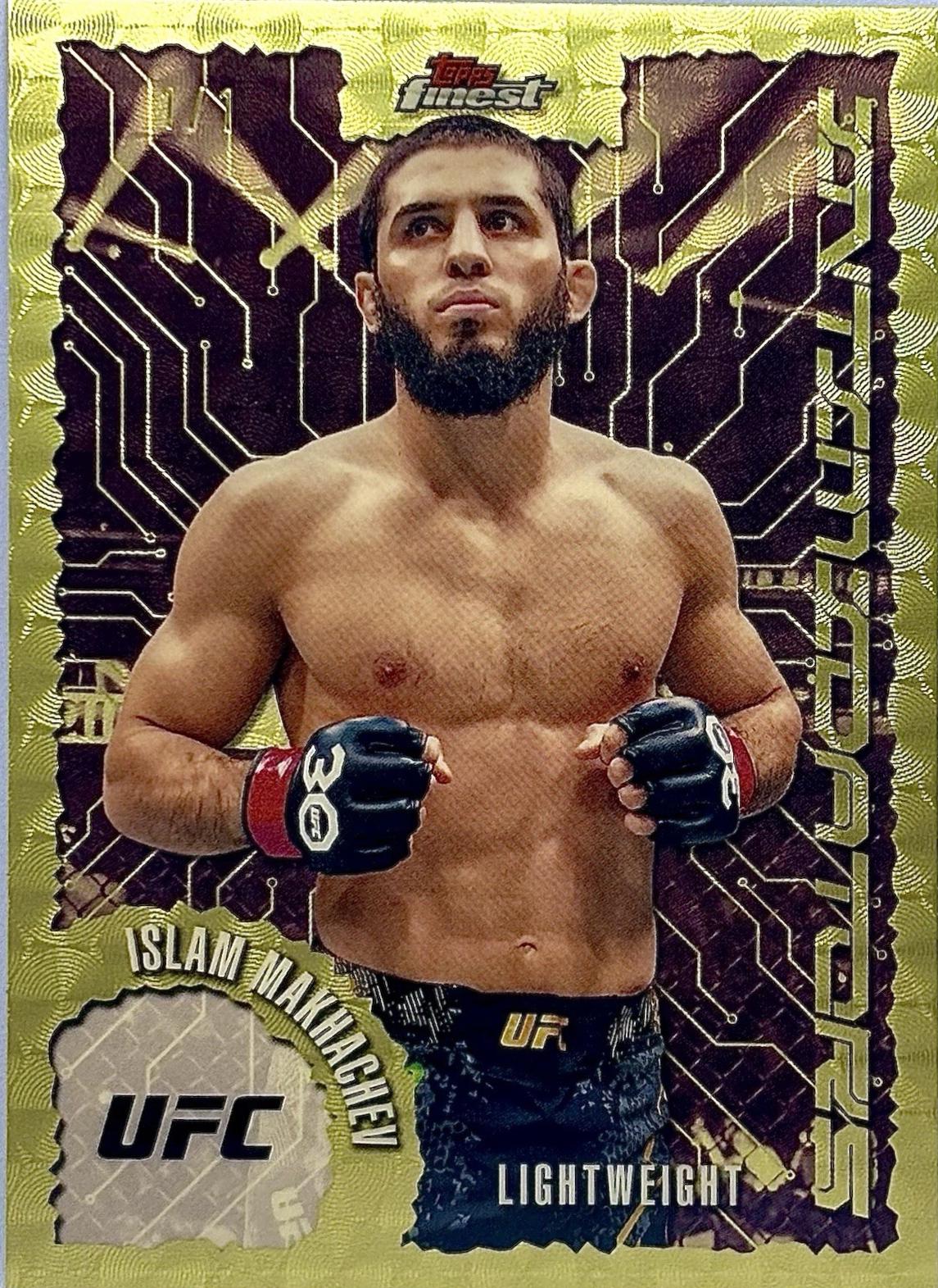 Islam Makhachev 2025 Topps Finest UFC Intimidators #IT-10 Superfractor