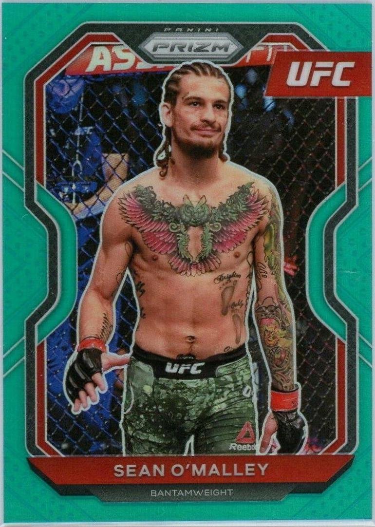 Sean O'Malley 2021 Panini Prizm UFC Base #61 Teal