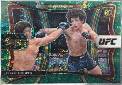 Chase Hooper 2021 Panini Select UFC Octagonside #241 Green Disco