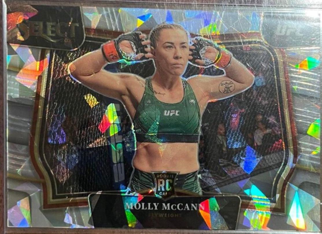Molly McCann 2023 Panini Select UFC Octagonside #205 Cracked Ice