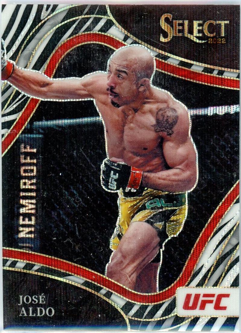 José Aldo 2022 Panini Select UFC Octagonside #235 Zebra