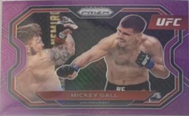 Mickey Gall 2021 Panini Prizm UFC Base #193 Purple