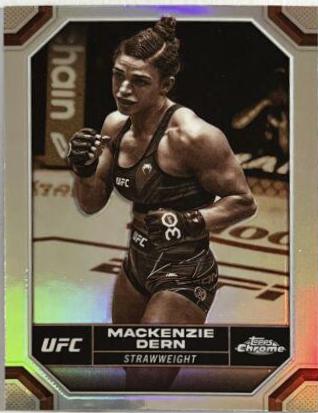 Mackenzie Dern 2024 Topps Chrome UFC Base #117 Sepia Refractor