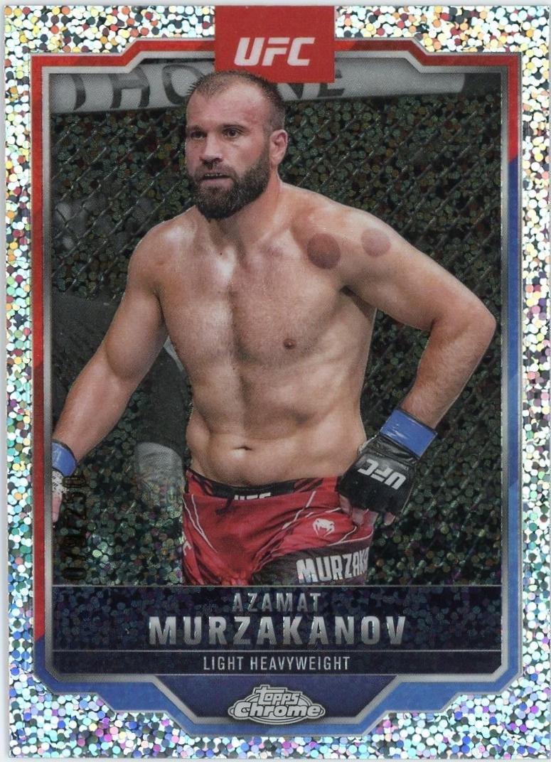 Azamat Murzakanov 2025 Topps Chrome UFC Base #168 Speckle Refractor