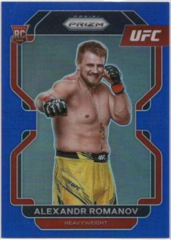 Alexandr Romanov 2022 Panini Prizm UFC Base #137 Blue