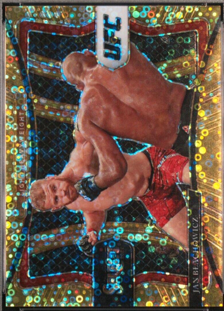 Jan Błachowicz 2021 Panini Select UFC Premier Level #143 Gold Disco