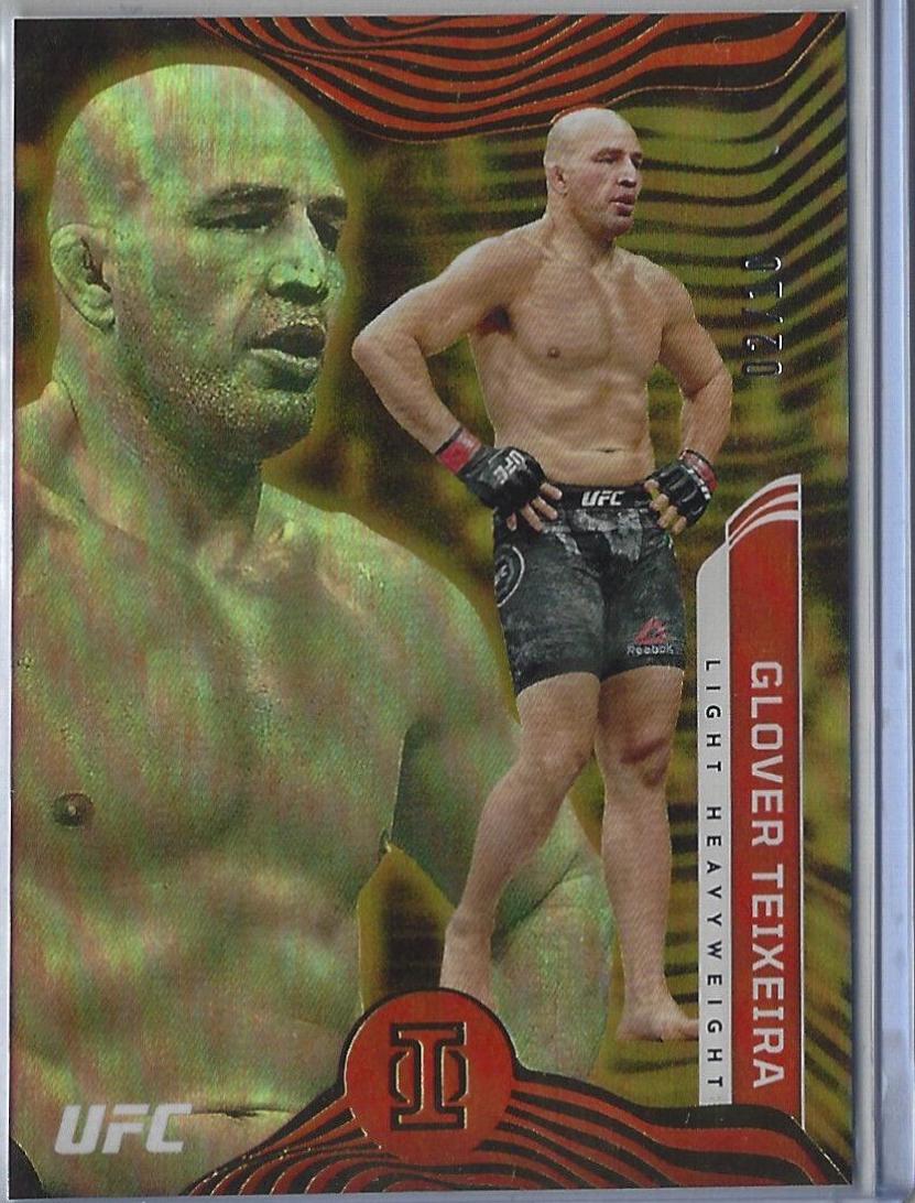 Glover Teixeira 2022 Panini Chronicles UFC Base Illusions #261 Gold