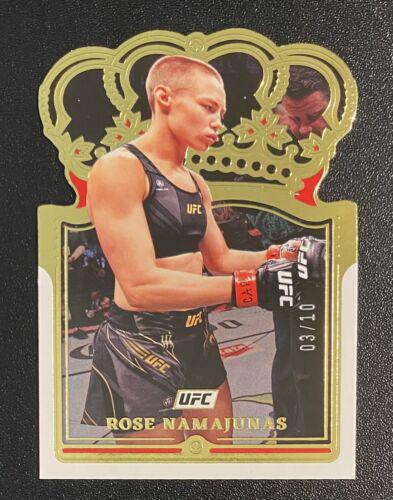 Rose Namajunas 2022 Panini Chronicles UFC Base Crown Royale #117 Gold