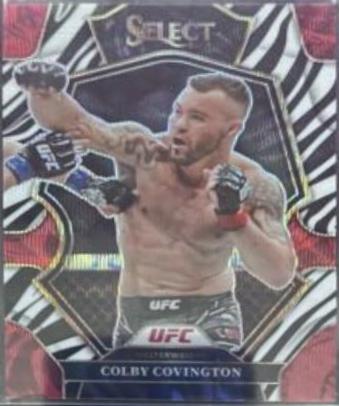 Colby Covington 2023 Panini Select UFC Premier Level #200 Zebra