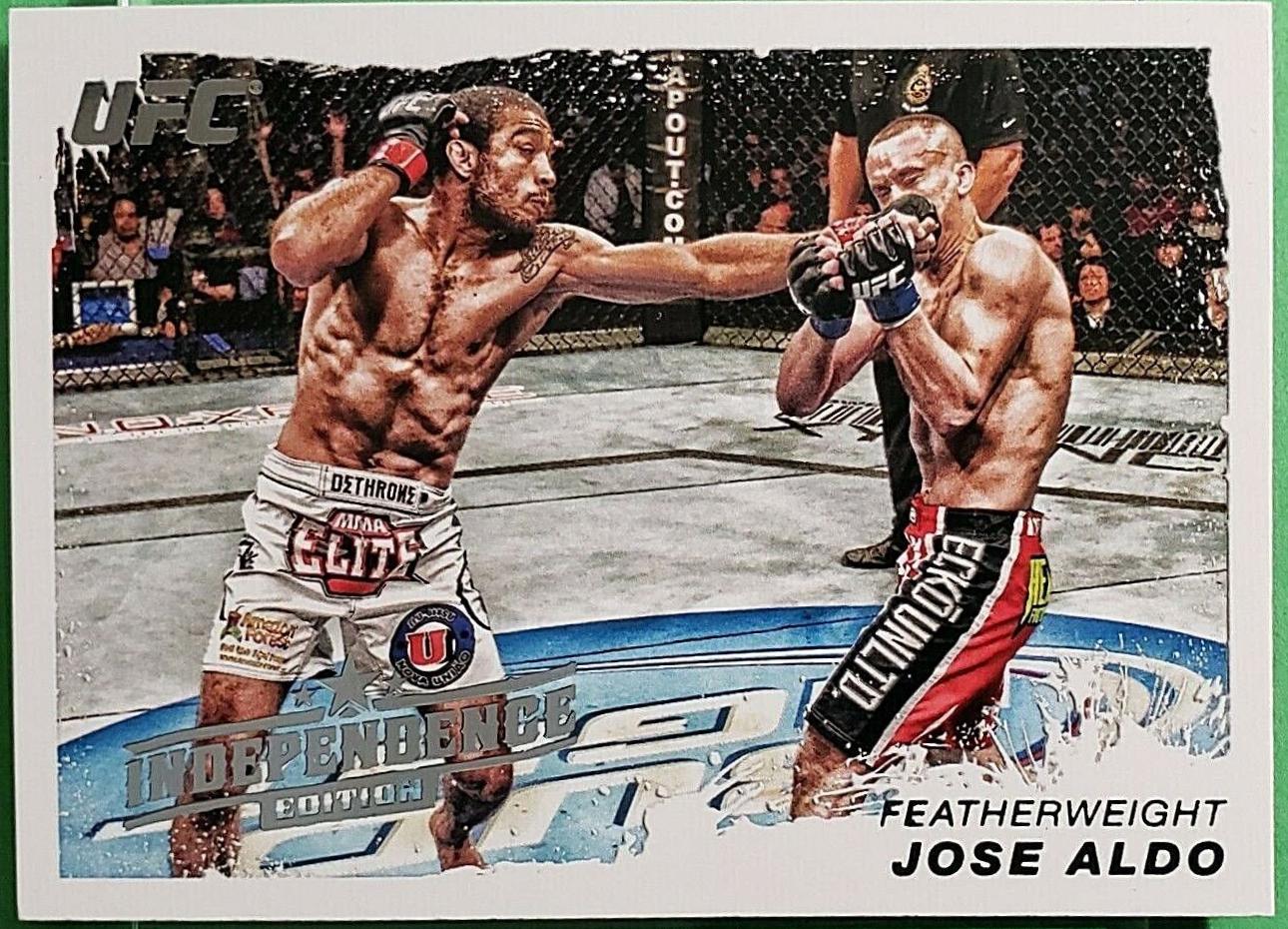 José Aldo 2011 Topps UFC Moment of Truth Base #154 Independence Edition