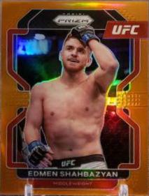 Edmen Shahbazyan 2022 Panini Prizm UFC Base #133 Orange