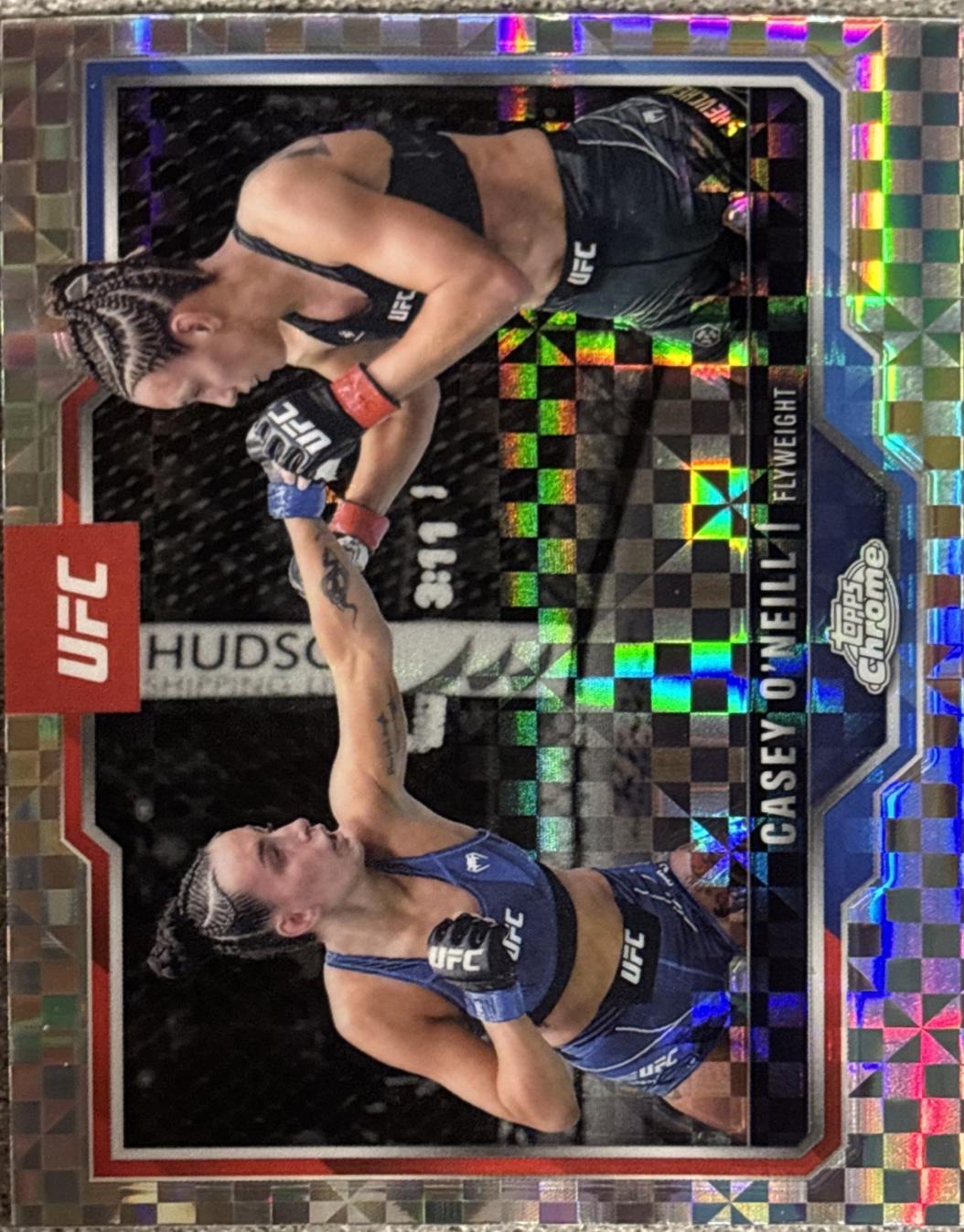 Casey O'Neill 2025 Topps Chrome UFC Base #133 X-Fractor